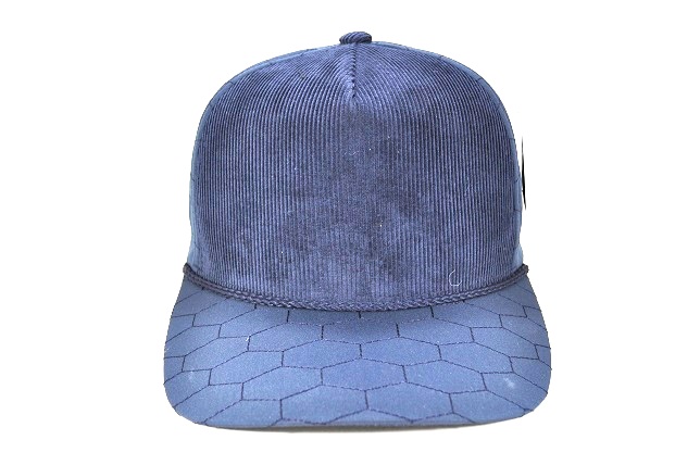 QUILT-101 5PANEL POLYGON QUILT HIGH FRAME WITH ROPE - NAVY